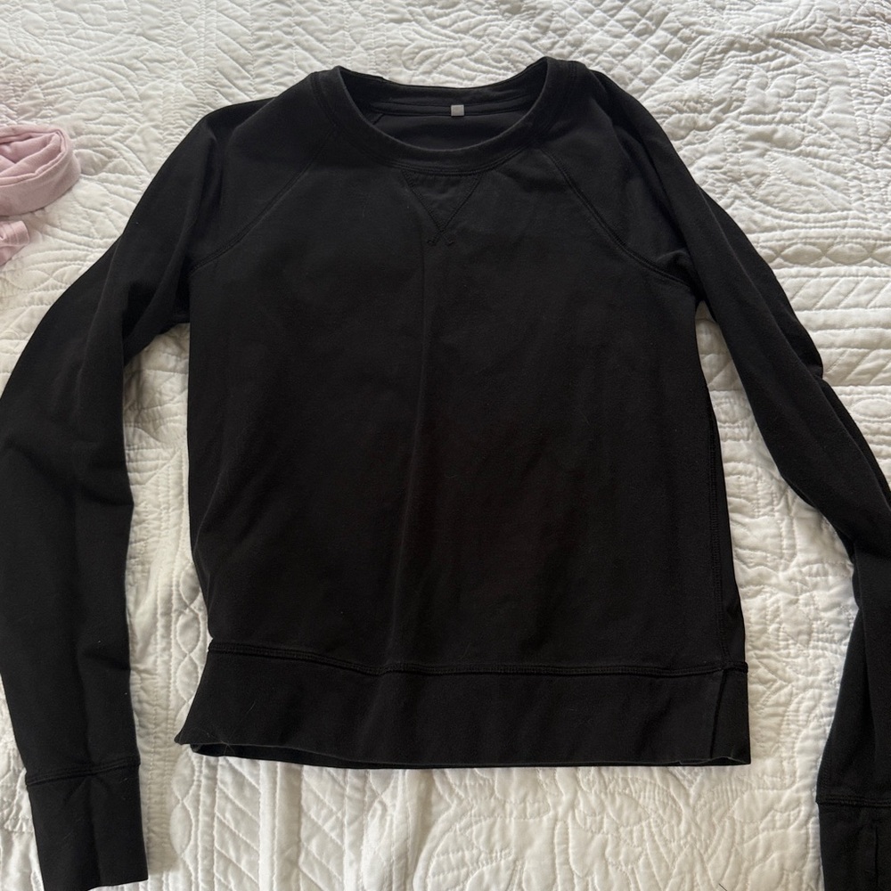 Lululemon Black Long Sleeve Sweatshirt